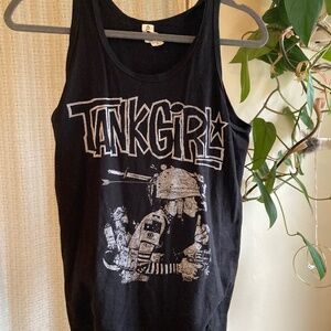 Black Tank Girl tank top